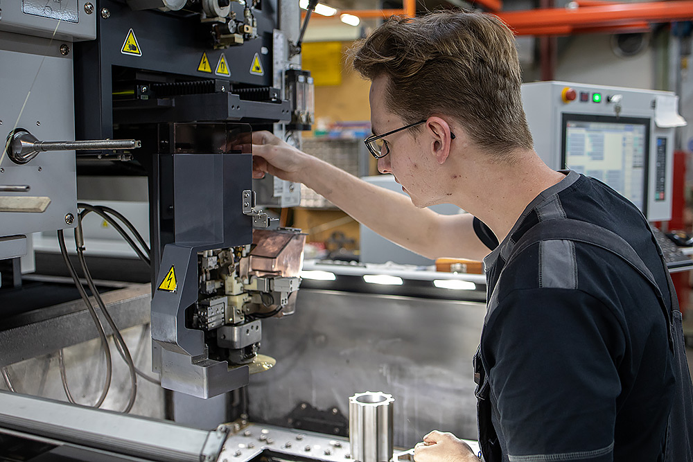 Ausbildung bei Mevert, zB als Mechatroniker