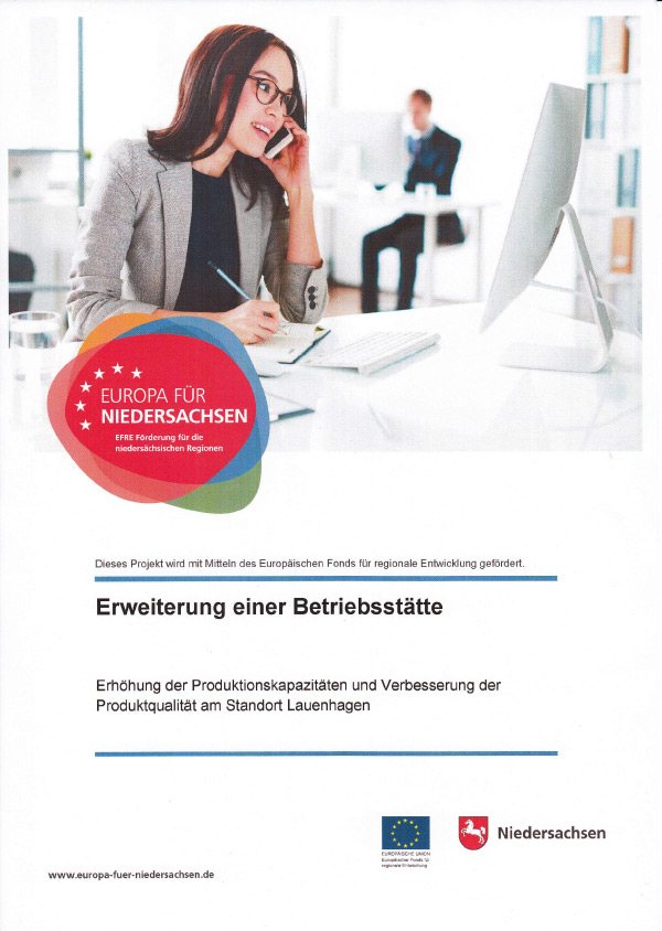 Förderung Standort Lauenhagen europäisches Förderprogramm für regionale Entwicklung